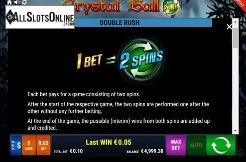Double Rush feature