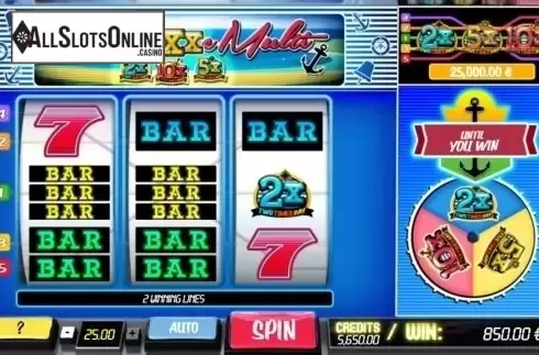 Big Win Screen. Deluxxxe Multi from GAMING1