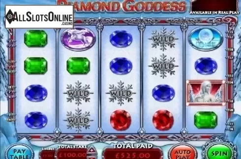 Screen5. Diamond Goddess from OpenBet