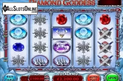 Screen6. Diamond Goddess from OpenBet