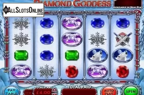 Screen4. Diamond Goddess from OpenBet