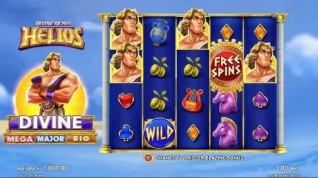 Divine Riches Helios slot screenshot 1