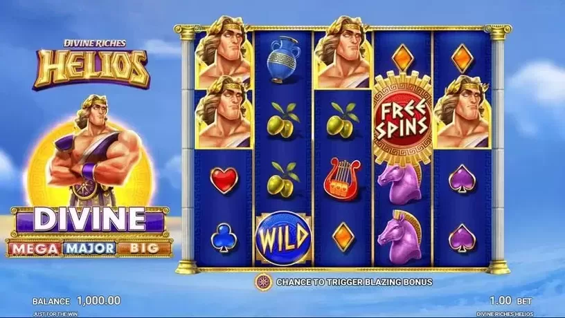Divine Riches Helios slot screenshot 1