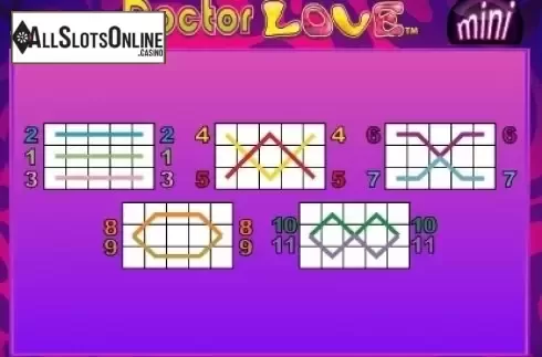 Paytable 4. Doctor Love Mini from NextGen