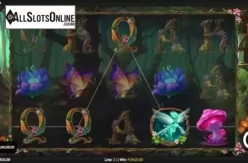 Win Screen. Fairie Nights from 1X2gaming
