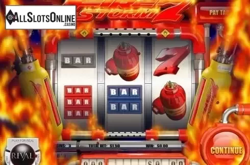 Win screen. Firestorm 7 from Rival Gaming