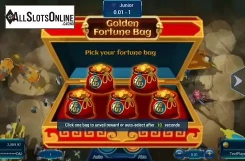 Win screen 3. Fishing God from Spadegaming