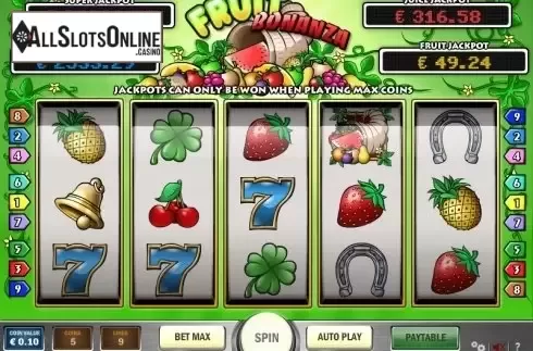 Reels. Fruit Bonanza from Play'n Go