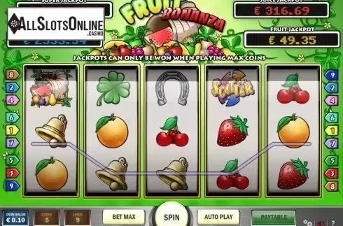 Reels. Fruit Bonanza from Play'n Go