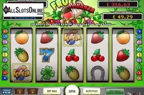 Reels. Fruit Bonanza from Play'n Go