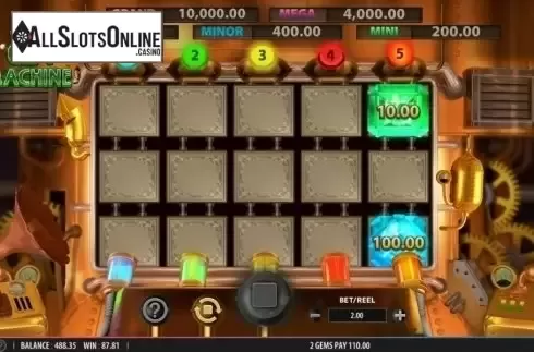 Win Screen. Gem Machine from Bally