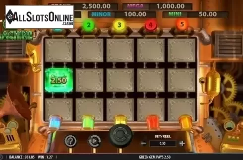 Win Screen. Gem Machine from Bally
