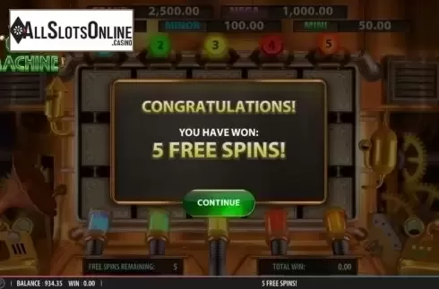 Free Spins. Gem Machine from Bally
