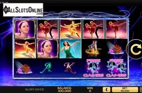 Reel Screen. Glory on Ice from High 5 Games