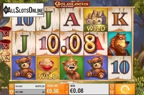 Screen 3. Goldilocks with Achievements Engine from Quickspin