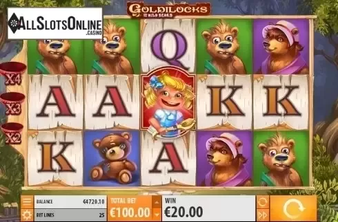 Screen 5. Goldilocks with Achievements Engine from Quickspin