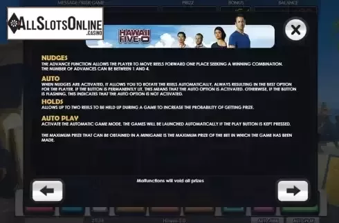 Game Rules screen 2