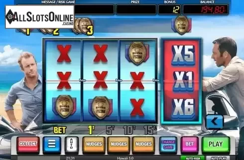 Bonus Game screen