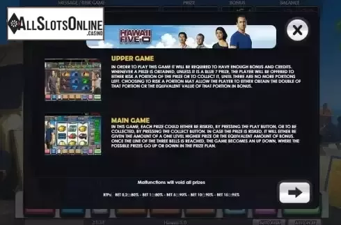 Game Rules screen