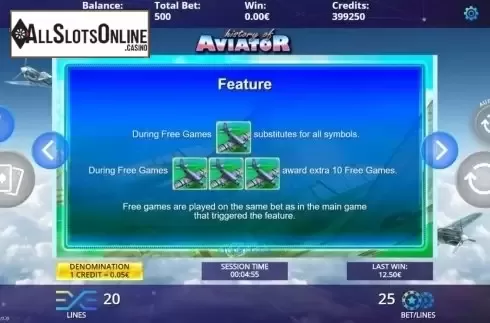 Features. History of Aviator from DLV