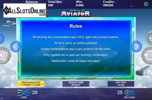 Game Rules. History of Aviator from DLV