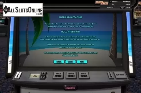 Paytable 4. Hot Cross Bunnies from Realistic