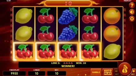 Hot Fruits 10 slot screenshot 3
