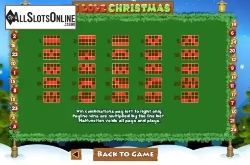 Win Screen 2. I Love Christmas from Pariplay