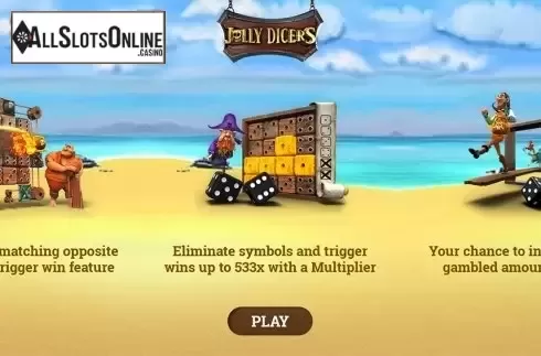 Intro screen. Jolly Dicers from DiceLab