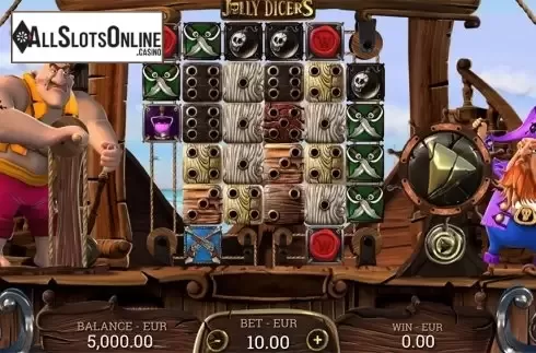 Reels screen. Jolly Dicers from DiceLab