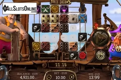 Win screen 2. Jolly Dicers from DiceLab