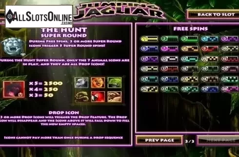 Screen4. Jumping Jaguar from Rival Gaming
