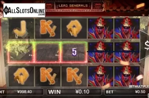 Win screen 3. Lead Generals from Iconic Gaming