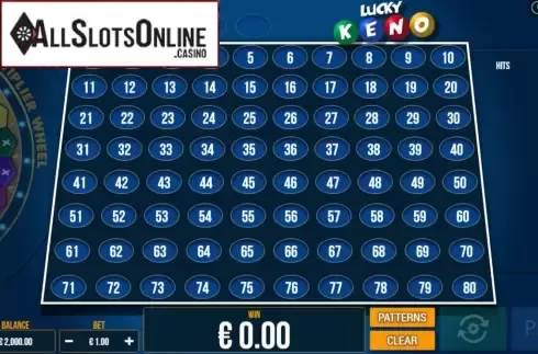 Game Screen 1. Lucky Keno from Pariplay