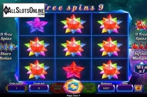 Free Spins 1. Magic Stars 9 from Wazdan