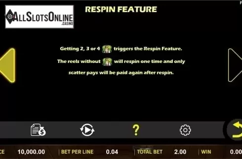 Paytable 2. Mazu (Aspect Gaming) from Aspect Gaming