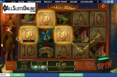 Win. Miss Fortune from Playtech