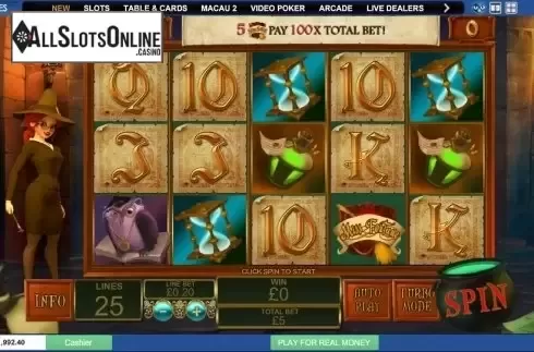 Reels. Miss Fortune from Playtech