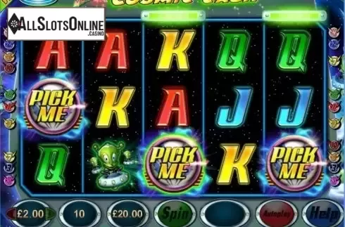 Screen 3. Money Mad Martians Cosmic Cash from Barcrest