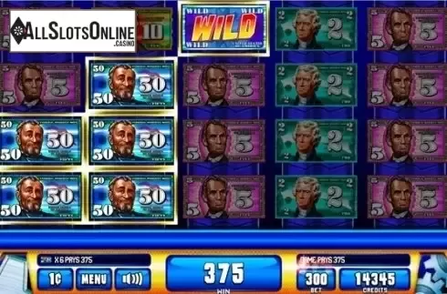 Win Screen 3. Money Roll Jackpot from Incredible Technologies