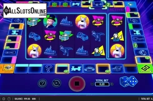 Reel Screen. Monopoly Electric Wins from WMS