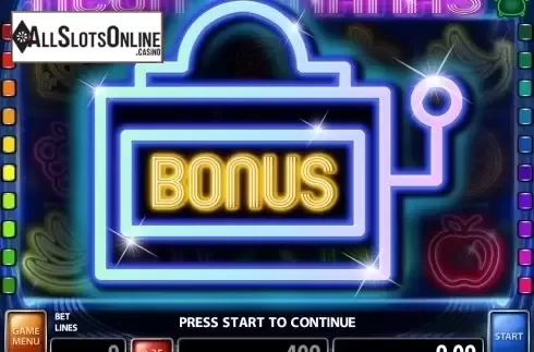 Screen4. Neon Bananas from Casino Technology