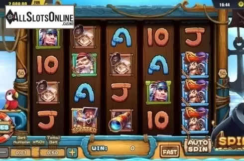Reel Screen. Pirates Treasure (Slot Factory) from Slot Factory