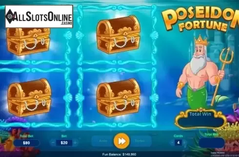 Scratch card game screen