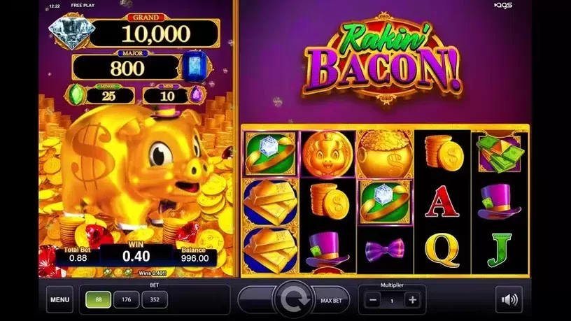 Rakin' Bacon slot screenshot 2