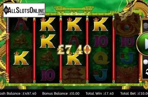 Paytable 1. Rank Up Dragon from Rising Entertainment