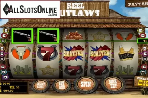 Reels. Reel Outlaws from Betsoft