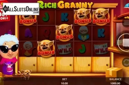 Bonus Game Win Screen