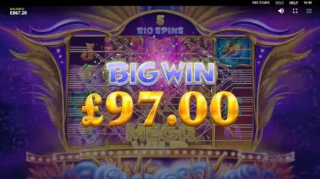 Rio Stars slot screenshot 4