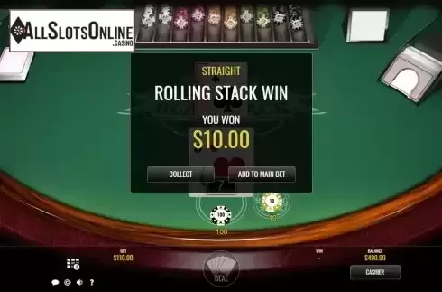 Rolling Stack Win Screen